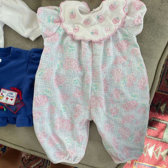 Vintage 80s 6pc Lot Baby Dior Osh Kosh B’Gosh Togs 3-6 Month Girl - Picture 2 of 10